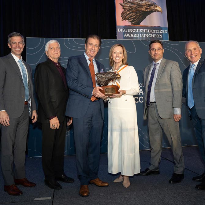 Nyle Maxwell and Wife Nancy Honored With Scouting Award